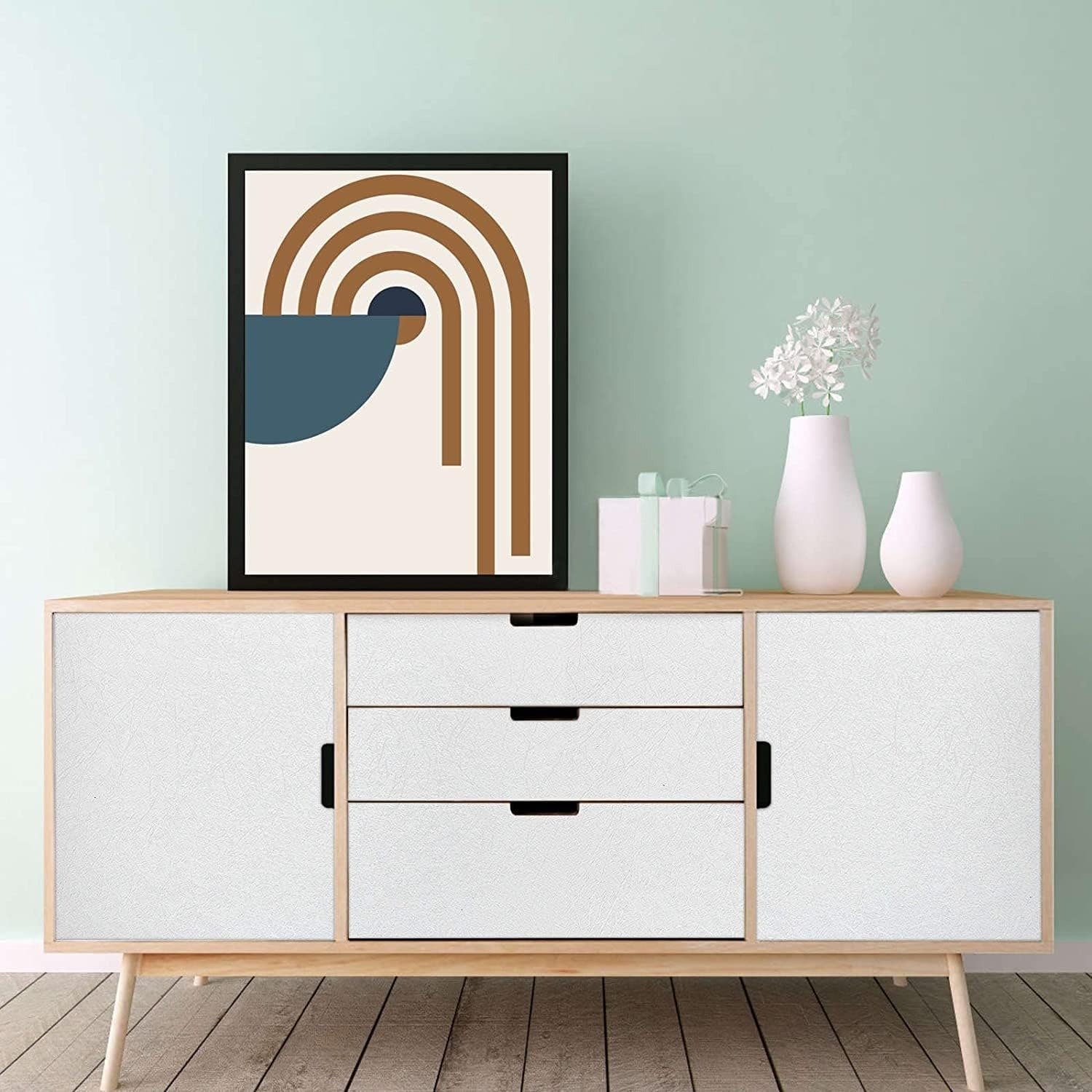 Wholesale White Peel and Stick Wallpaper – Textured Kitchen & Cabinet Film - Image 4