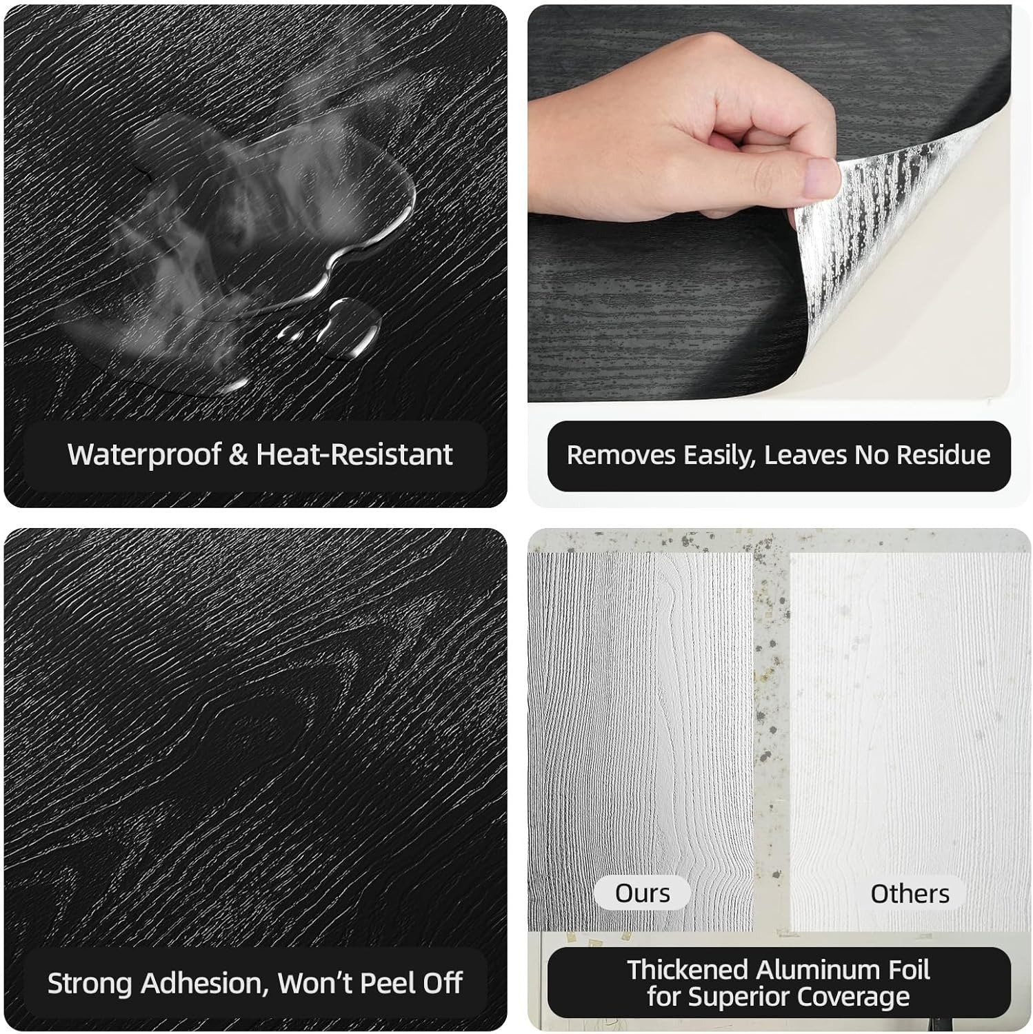 Wholesale Wood Grain Self Adhesive Wallpaper – Waterproof Vinyl - Image 2